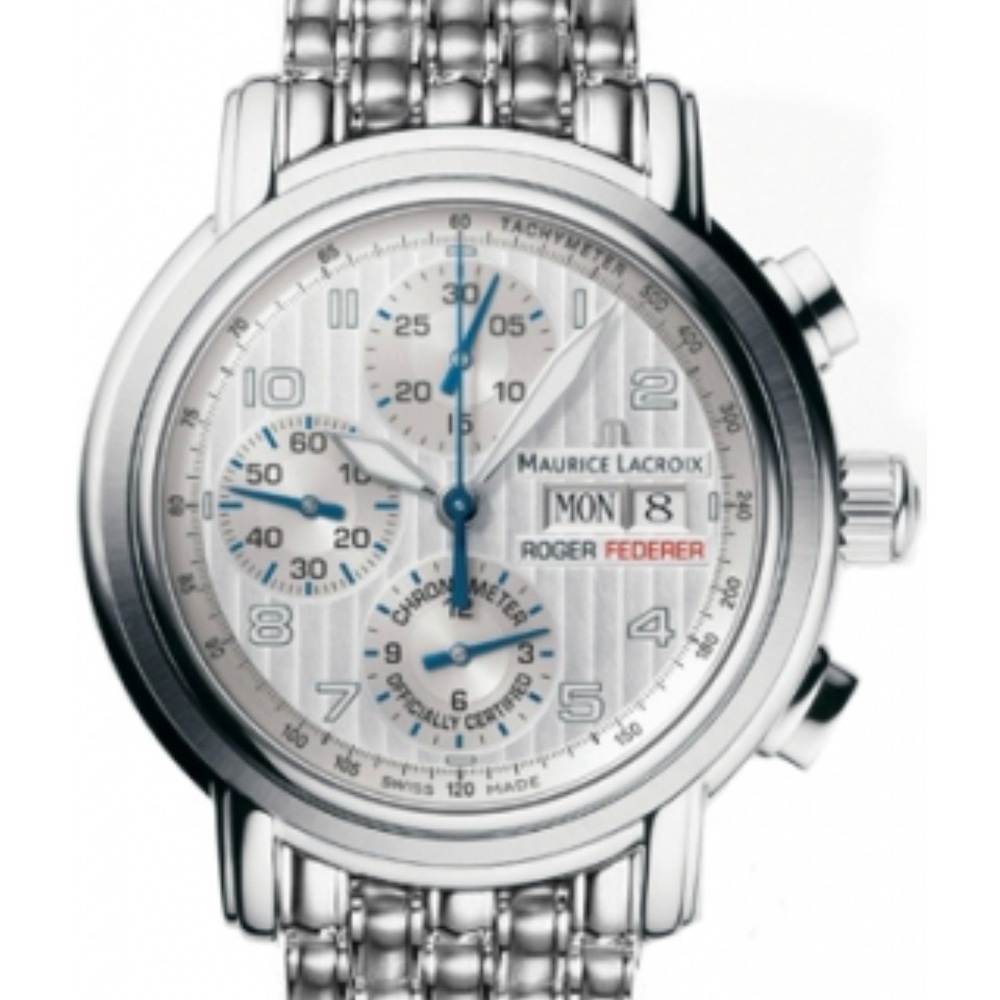 Maurice Lacroix Masterpiece ~ MP6128 Roger Federer Croneo Mens Watch, Ltd. Ed.